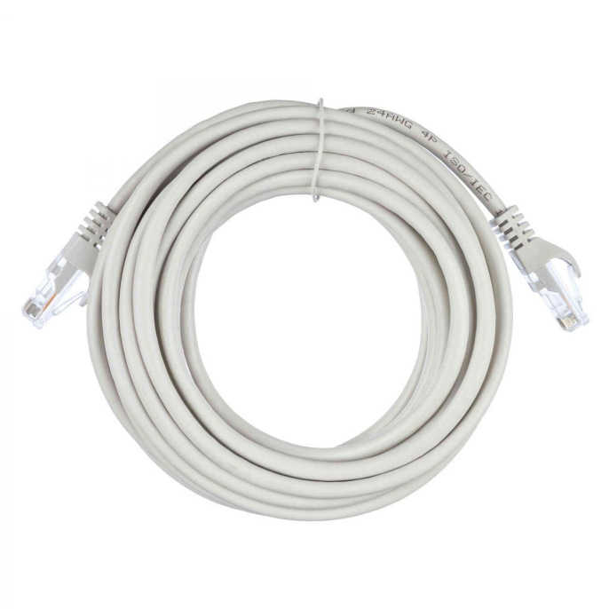 Патч-корд ACD-LPU5E-50A Cat5e UTP 24AWG 4Pair, 7/0.18мм CCA Серый, 5.0м, 741609