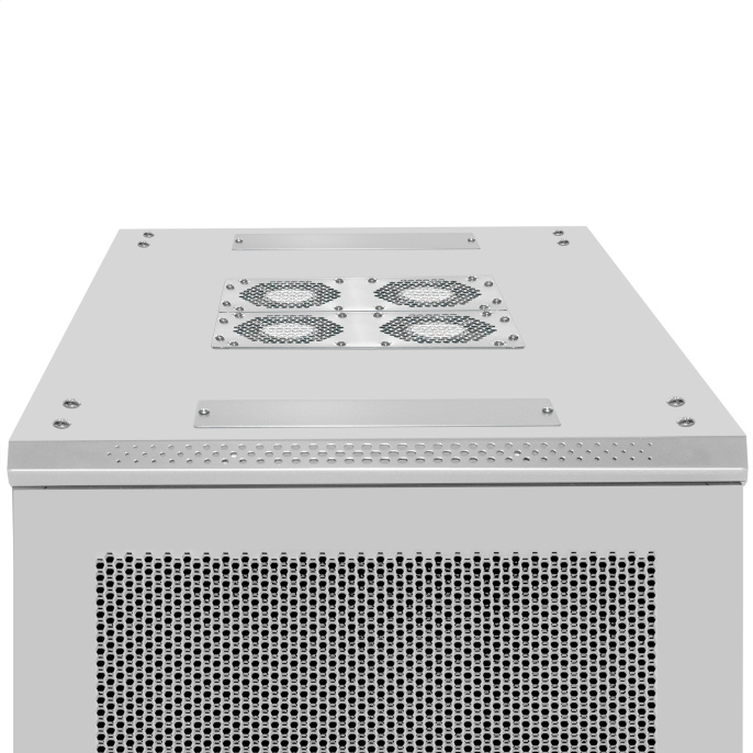 Шкаф телекоммуникационный 19" напольный 18U ExeGate EC-FS-18U.600.800.V.GREY 19”, 18U, 600x800x987mm ШхГхВ , передняя и задняя двери перфорированные, EX301397RUS
