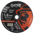 Отрезной диск Batyr T41-180x1.8x22.2 (BCD18018M) (по металлу, диаметр: 180 мм, посадочный диаметр: 22.2 мм, назначение: сталь; чугун; арматура; профильная труба; нержавеющая сталь)