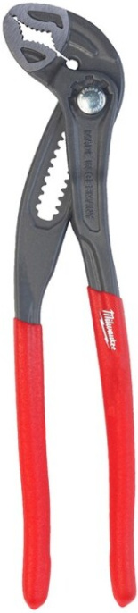 Клещи сантехнические Milwaukee 4932498542 250мм двузубая губка, зубья из индукционной закалки, держатель для гвоздей и проволоки, конструкция с коробчатым шарниром