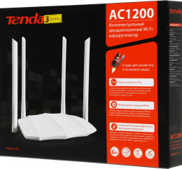 Wi-Fi роутер TENDA AC5, AC1200, белый