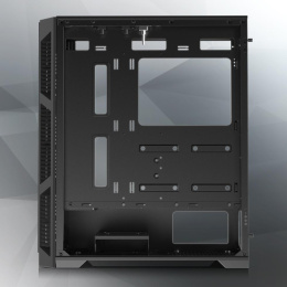 Корпус без блока питания/ Case Raijintek ARCADIA III-ST, Midi-Tower, 1x120mm, 1xUSB-A 3.0 + 2xUSB 2.0, ATX, mATX, mITX Black (0R20B00231)