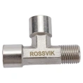 Тройник Т-образный FFM 1/4" Rossvik A133/2