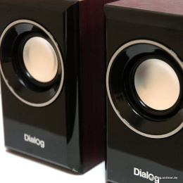 Dialog Stride AST-15UP CHERRY - акустические колонки 2.0, 6W RMS, вишневые, питание от USB