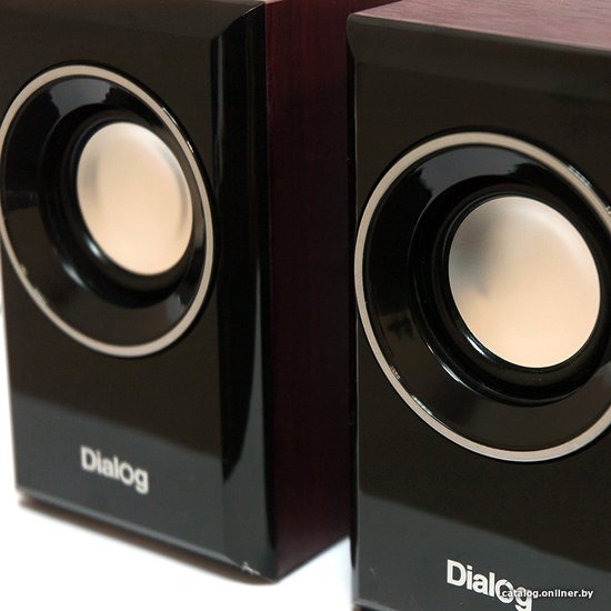 Dialog Stride AST-15UP CHERRY - акустические колонки 2.0, 6W RMS, вишневые, питание от USB