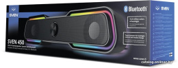 Саундбар Bluetooth Sven 450, 2.0, черный SV-020958