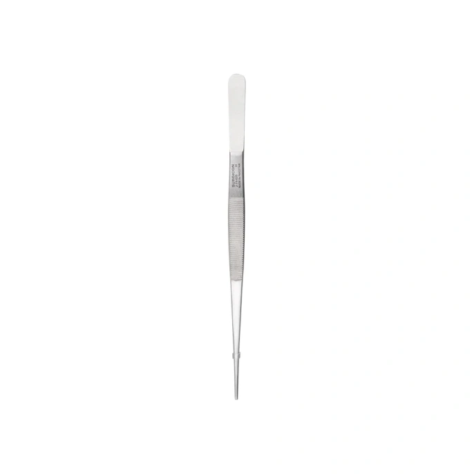 Прямой рифленый пинцет REXANT 250 мм ПРОФИ 12-0369