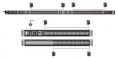 ATEN PE0224SG-AT-G Устройство распределения питания, без управления, 16A, 3.84kW, 24 порта, 1 банк,, ввод IEC 320 C20, 22*C13+2*C19;защита от повыш. напряжения; без шнуров
