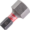Бита Milwaukee Shockwave HEX12 25мм 2шт (4932430900) (ударная, длина: 25 мм, тип хвостовика: Hex 12 mm)