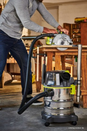 ONE + / Пылесос строительный RYOBI R18WDV-0 без батареи
