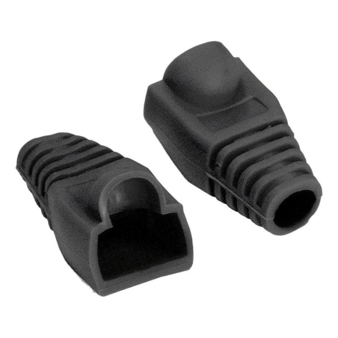 Колпачок ExeGate BC45-100-BK изолирующий для коннектора RJ-45, черный 100шт EX292848RUS