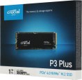 SSD накопитель Crucial P3 Plus CT1000P3PSSD8 1ТБ, M.2 2280, PCIe 4.0 x4, NVMe, M.2