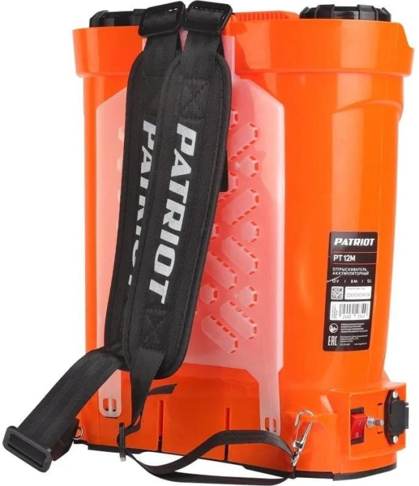 Опрыскиватель Patriot PT 12M аккум. наполь.ранц. 12л оранжевый 755302622