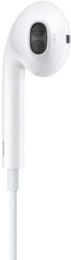 Гарнитура вкладыши Apple EarPods A3046 1.1м белый проводные в ушной раковине (MYQY3ZM/A)