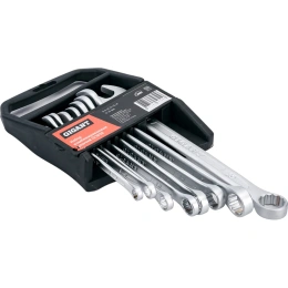 Набор комбинированных ключей 8 шт Gigant, Сталь Cr-V, 8-19мм, GCWS8