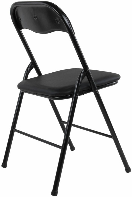 Стул Brabix Golf CF-007 комплект 4шт искусственная кожа черный металл черный на ножках 533032
