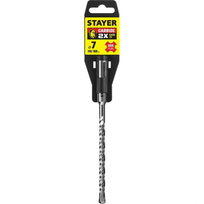 Бур STAYER Professional 7х160 мм, SDS-plus 2930-160-07_z02