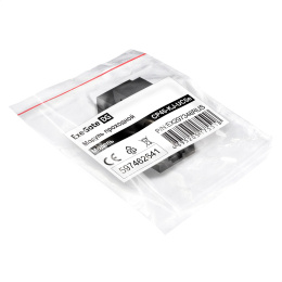 Модуль проходной ExeGate CP45-KJ-UC5e RJ45-RJ45 формата Keystone Jack, Кат.5e, неэкранированный EX297348RUS