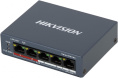 Коммутатор Hikvision DS-3E0105P-E/M C 4x100Мбит/с 4PoE+ 35W неуправляемый