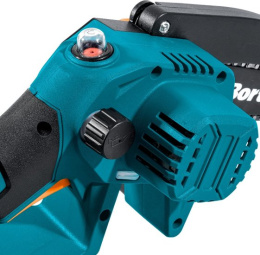 Bort BKS-216-LI Цепная пила аккумуляторная, {36В Li-Ion, Makita 18V LXT, шина 155мм, Бесщеточный, Шаг цепи, дюйм 1/4, движения цепи, м/сек 10, вес 2 кг, 2 АКБ + ЗУ} [93418279]