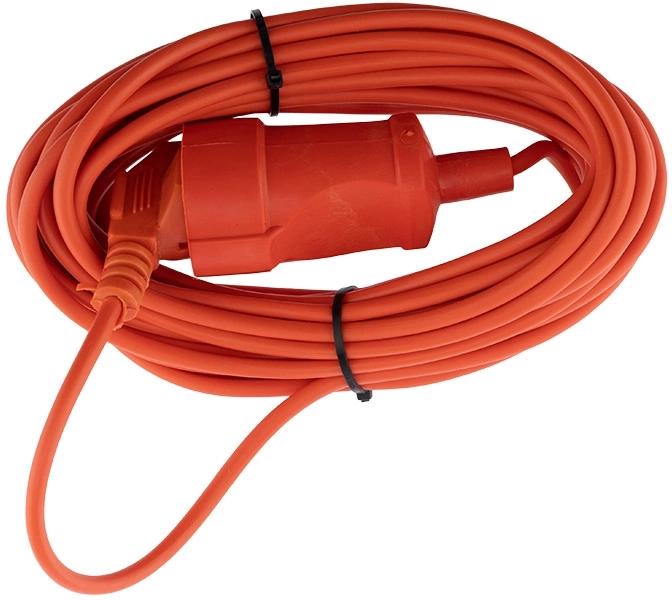 Удлинитель силовой PROCONNECT Pro-Uc, розеток 1шт, 2x0.75 кв.мм, 6A, 10м, ПВС, без катушки, оранжевый [11-7105]