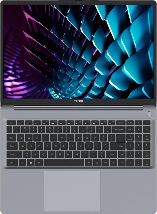 Ноутбук TECNO MegaBook K16SDA AMD Ryzen 5 7430U/16Gb (2*8 D4)/SSD512Gb/16"/IPS/WUXGA/1920x1200/60Hz/Win11/RJ-45/Grey/1.75kg