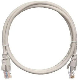 Патч-корд Nikomax NMC-PC4UD55B-010-C-GY U/UTP RJ-45 вил.-вилка RJ-45 кат.5E 1м серый LSZH