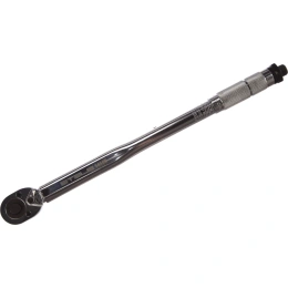 Динамометрический ключ 28-210 Нм, 1/2", CrV, хромированный, быстрый сброс STELS 14159