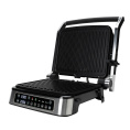 Электрический гриль RAGEX R782-900 с режимом барбекю, 2000 Вт, серебристый