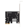 Контроллер ExeGate EXE-342 PCI-E x1 v2.0, 2*USB3.0 ext.+ 1*19pin int. внутренние коннекторы для подключения 2*USB3.0 портов на корпусе , разъем доп.питания, VIA Labs Chipset VL805 EX296209RUS