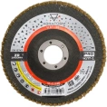 Круг лепестковый торцевой, прямой, цирконат 100% 125х22.2 мм, P-36 ABRAFORM AF-FLAP-FT-125-P36-ZR100