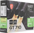 Видеокарта MSI NVIDIA GeForce GT 710 GT 710 2GD3H LP 2ГБ DDR3, Low Profile, Ret
