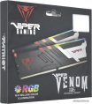 Оперативная память DDR5 16Gb KiTof2 PC-48000 6000MHz Patriot Viper Venom RGB PVVR516G600C36K CL36-36-36-76
