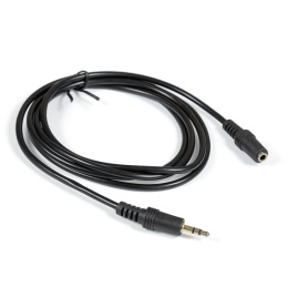 Удлинитель звуковой ExeGate EX-CCA-423-1.5 (3.5mm Jack M/3.5mm Jack F, 1,5м, позолоченные контакты) EX284943RUS