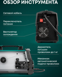 Сварочный полуавтомат Rokodil Magnus 1600,4603805190837