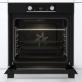Встраиваемые электрические духовки GORENJE/ Духовой шкаф, 77л, 60 см, ExtraSteam: приготовление с паром, Очистка паром AquaClean, черный BOSX6737E03B