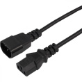 Шнур питания Rexant (11-1161) C13-С14 проводник.:3x0.75мм2 1.5м 220В 6А черный