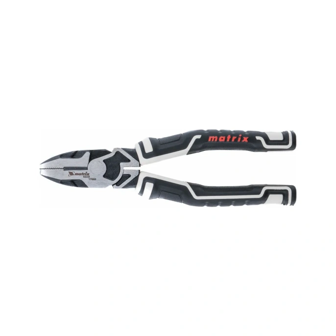 Комбинированные плоскогубцы MATRIX PRO 185 мм, усиленная система 17060