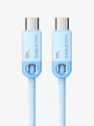 Кабель USB-C CABLETIME CUP0H (CT-CM100-PBL1) синий 1 м для смартфонов, планшетов