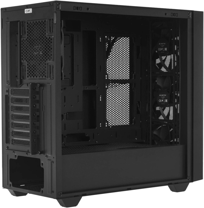 Корпус E-ATX CHIEFTEC Night Hunter, Midi-Tower, без БП,  черный [gs-03b-blk-op]