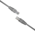 Патч-корд NTSS NTSS-PC-UTP-RJ45-6-0.3-LSZH-GY, вилка RJ-45, вилка RJ-45, кат.6, LSZH, 0.3м, серый