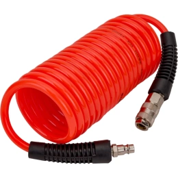 Шланг пневматический спиральный 5 м; 6х10 мм; полиуретан; рапид Gigant G-PS17030