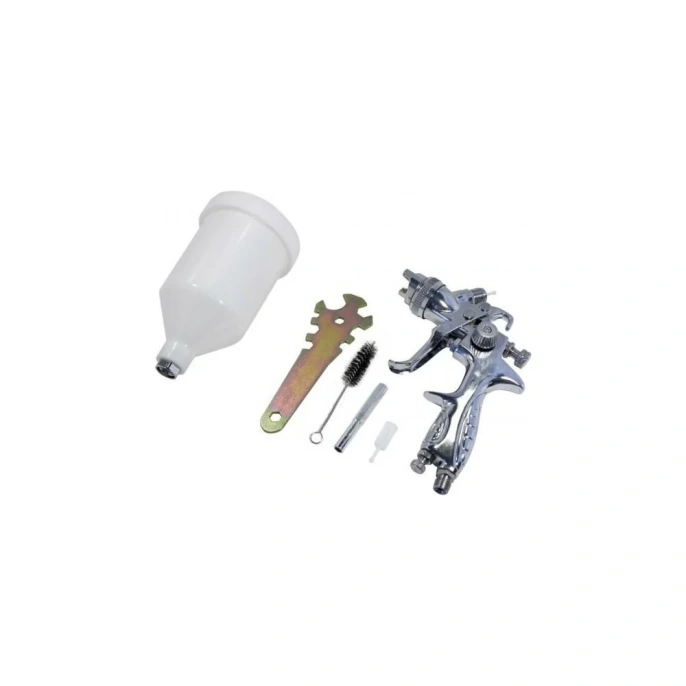 Краскораспылитель с верхним пластиковым бачком Forcekraft FK-H-887P-14V 50326
