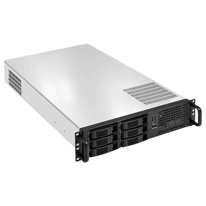 Серверная платформа ExeGate Pro 2U660-HS06 <RM 19", высота 2U, глубина 660, Redundant БП 2x550W, 6xHotSwap, USB> EX294283RUS
