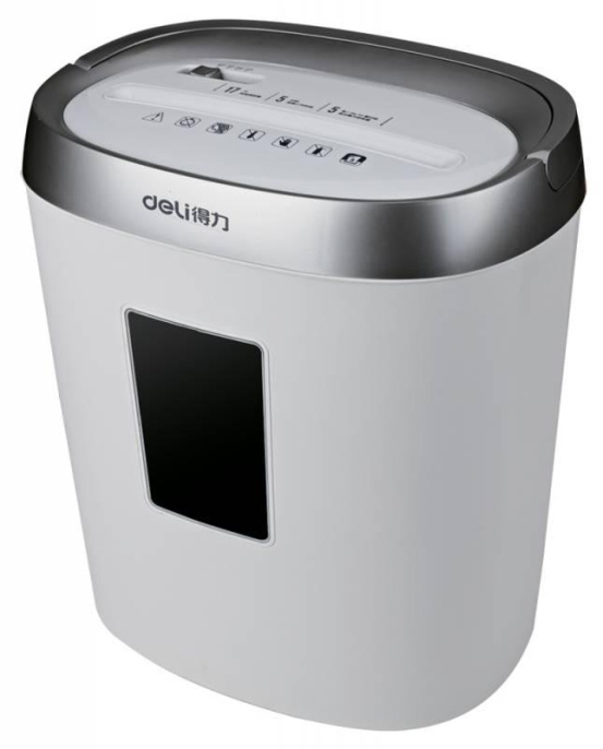 Уничтожитель бумаг Deli Smart E9929-EU, P-4, 4х25 мм, 5 лист. одновременно, 17л