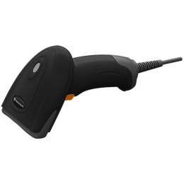 Сканер штрих-кодов HR11+ Aringa, 1D CCD Handheld Reader black surface with USB cable CBL042UA, autosense, incl. foldable smart stand STD20i-22. KIT Scanner + Cable USB + Stand , model HR NLS-HR1150P-30F