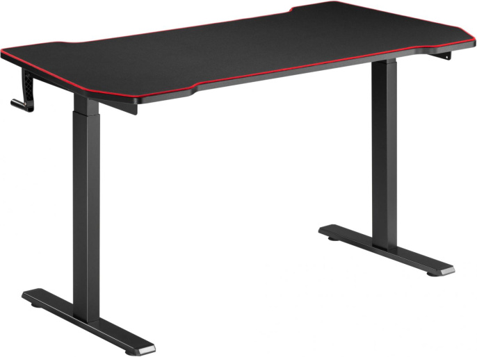 Стол компьютерный Cactus CS-MDL-BK, МДФ, черный