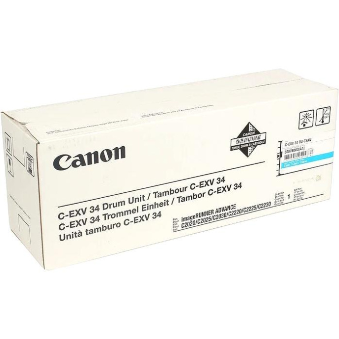 Барабан/ C-EXV 34 Drum Unit Cyan (3787B003)