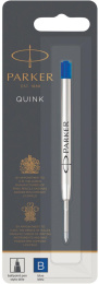 Стержень шариковый Parker QuinkFlow Z08 широкий B 1.2мм цвет чернил: синий, блистер [1950365]