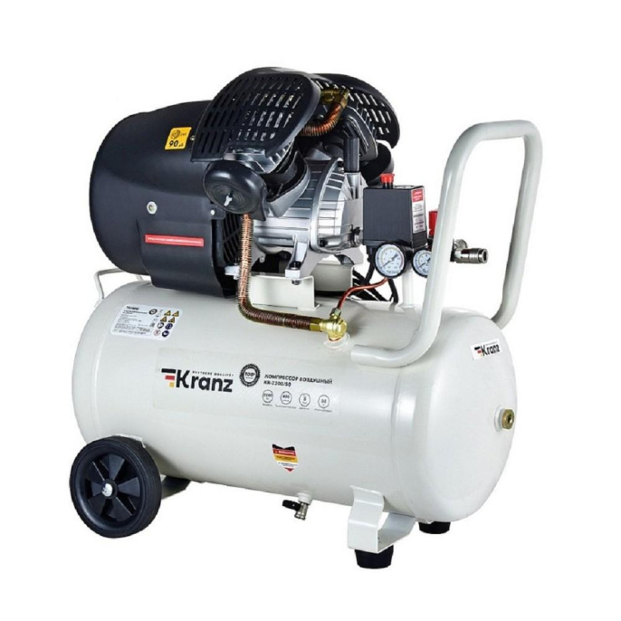 Kranz KR-16-1153 Компрессор воздушный KR-2200/50, 2200Вт, 400 л/мин, 50л